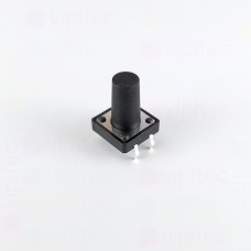Mikrotaster, SPST-NO, 2 Positionen, THT, 12 x 12 x 15 mm, 12 V, 50 mA, -20..70 °C, TACT Schalter
