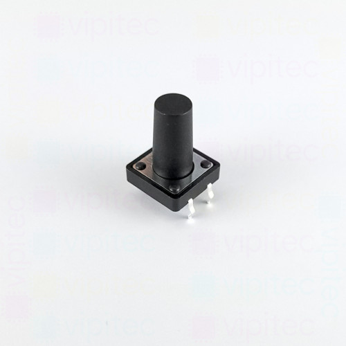 Mikrotaster, SPST-NO, 2 Positionen, THT, 12 x 12 x 16 mm, 12 V, 50 mA, -20..70 °C, TACT Schalter