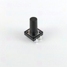 Mikrotaster, SPST-NO, 2 Positionen, THT, 12 x 12 x 17 mm, 12 V, 50 mA, -20..70 °C, TACT Schalter