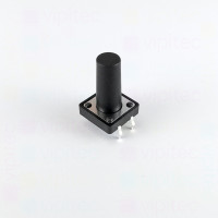 Mikrotaster, SPST-NO, 2 Positionen, THT, 12 x 12 x 18 mm, 12 V, 50 mA, -20..70 °C, TACT Schalter