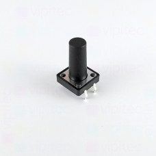Mikrotaster, SPST-NO, 2 Positionen, THT, 12 x 12 x 18 mm, 12 V, 50 mA, -20..70 °C, TACT Schalter