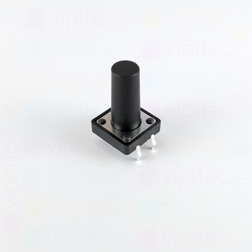 Mikrotaster, SPST-NO, 2 Positionen, THT, 12 x 12 x 18 mm, 12 V, 50 mA, -20..70 °C, TACT Schalter