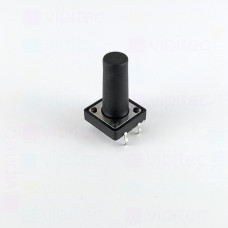 Mikrotaster, SPST-NO, 2 Positionen, THT, 12 x 12 x 19 mm, 12 V, 50 mA, -20..70 °C, TACT Schalter