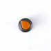 Drehknopf für Potentiometer, Achs-⌀ 6 mm, schwarz / orange, WH148, ABS