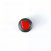Drehknopf für Potentiometer, Achs-⌀ 6 mm, schwarz / rot, WH148, ABS