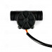 YF-S201 Wasser-Durchfluss-Sensor, mit Anleitung, 5..18 V, 1..30 l/min., 1/2'' AG