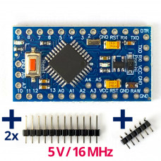 Pro Mini Entwicklungsboard, 5 V, 16 MHz, ATmega328P
