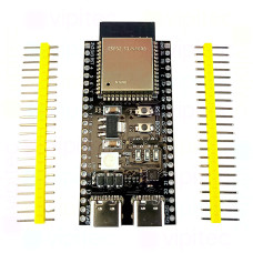 YD-ESP32-S3 Dual USB-C Entwicklungsboard, ESP32-S3-N16R8, 240 MHz, 16 MB Flash, 8 MB PSRAM, 512 KB SRAM, 384 KB ROM, 3,3 V, WiFi, Bluetooth YD-ESP32-S3 Dual USB-C Entwicklungsboard, ESP32-S3-N16R8, 240 MHz, 16 MB Flash, 8 MB PSRAM, 512 KB SRAM, 384 KB ROM, 3,3 V, WiFi, Bluetooth