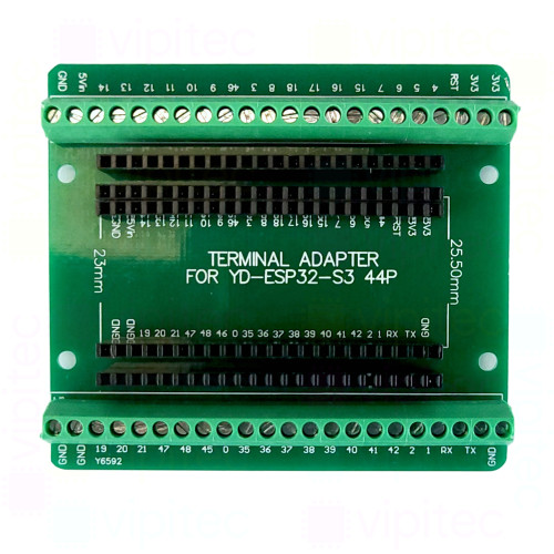 ESP32-S3 Breakout-Platine, 44-polig, für YD-ESP32-S3, mit Schraubklemmen