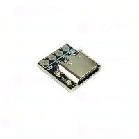 USB-C Breakout-Platine, Buchse, VCC, D-, D+, GND, 5 V, -40..85 °C