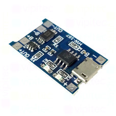 TP4056 Laderegler für einen Li-Ion-/LiPo-Akku, mit Überladeschutz und Tiefentladeschutz, Micro USB, 5 V, 1 A TP4056 Laderegler für einen Li-Ion-/LiPo-Akku, mit Überladeschutz und Tiefentladeschutz, Micro USB, 5 V, 1 A