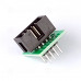 SOP-8/SOIC-8 Test-Clip, mit Adapter-Platinen, zur BIOS- und EEPROM-Programmierung, 93Cxx / 25Cxx / 24Cxx