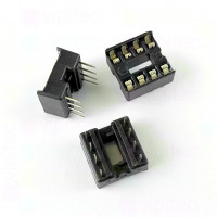 IC-Sockel, DIP8, 7,62 mm, -20..105 °C