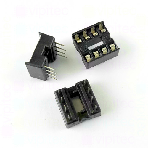 IC-Sockel, DIP8, 7,62 mm, -20..105 °C