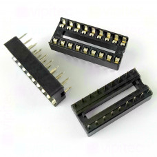 IC-Sockel, DIP18, 7,62 mm, -20..105 °C