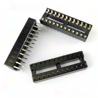 IC-Sockel, DIP24, 7,62 mm, -20..105 °C