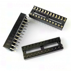 IC-Sockel, DIP24, 7,62 mm, -20..105 °C