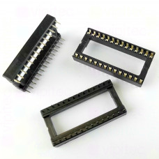 IC-Sockel, DIP28-W, 15,24 mm, -20..105 °C