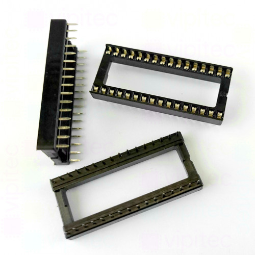 IC-Sockel, DIP32-W, 15,24 mm, -20..105 °C