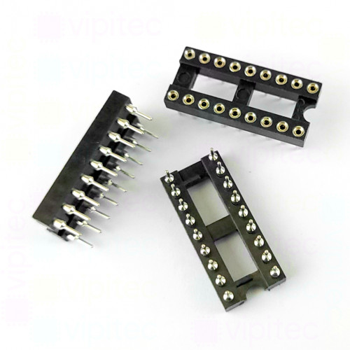 Präzisions-IC-Sockel, DIP18-P, 7,62 mm, -40..105 °C
