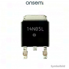 RFD14N05LSM, N-Kanal MOSFET, 50 V, 14 A, 48 W, 100 ns, SMD, DPAK/TO-252AA, TTL-/CMOS-kompatibel, -55..175 °C