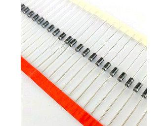 1N4001, Gleichrichterdiode, THT, DO41 / DO204AC, 50 V / 1,1 V, 1 A, -50..175 °C