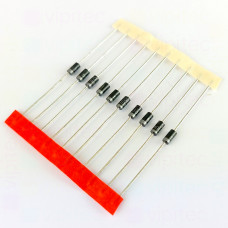 1N4004, Gleichrichterdiode, THT, DO41 / DO204AC, 400 V / 1,1 V, 1 A, -50..175 °C