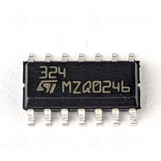 LM324D, Operationsverstärker, 4-fach, SMD, SO-14, 3..32 V, 0..70 °C