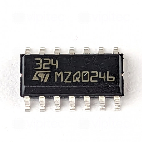 LM324D, Operationsverstärker, 4-fach, SMD, SO-14, 3..32 V, 0..70 °C