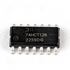 74HCT126, Puffer, Leitungstreiber, 4-fach, Tri-State, SMD, SO-14, 5V High-Speed CMOS, -40..125 °C