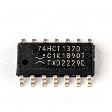 74HCT132, 2-Kanal NAND, 4-fach, Schmitt-Trigger, SMD, SO-14, 5V High-Speed CMOS, -40..125 °C