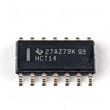 74HCT14, NOT, 6-fach, Inverter, Schmitt-Trigger, SMD, SO-14, 5V High-Speed CMOS, -40..85 °C