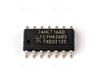 74HCT164, 8-Bit Schieberegister, SIPO, SMD, SO-14, 5V High-Speed CMOS, -40..125 °C