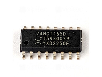 74HCT165, 8-Bit Schieberegister, PISO, asynchron, SMD, SO-16, 5V High-Speed CMOS, -40..125 °C