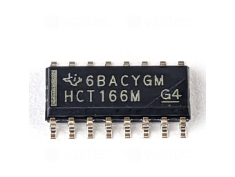74HCT166, 8-Bit Schieberegister, PISO, synchron, SMD, SO-16, 5V High-Speed CMOS, -55..125 °C