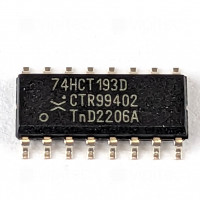 74HCT193, 4-Bit Aufwärts-/Abwärts-Zähler, mit Clear, SMD, SO-16, 5V High-Speed CMOS, -40..125 °C
