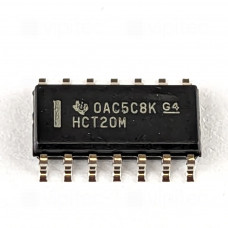 74HCT20, 4-Kanal NAND, 2-fach, SMD, SO-14, 5V High-Speed CMOS, -55..125 °C