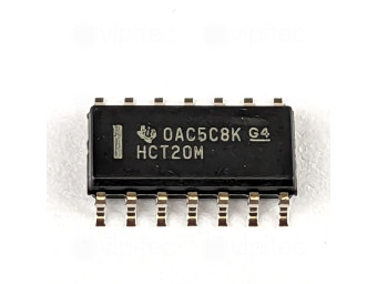 74HCT20, 4-Kanal NAND, 2-fach, SMD, SO-14, 5V High-Speed CMOS, -55..125 °C
