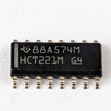74HCT221, Monostabiler Multivibrator, 2-fach, Schmitt-Trigger, SMD, SO-16, 5V High-Speed CMOS, -55..125 °C