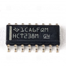 74HCT238, 3-zu-8 Leitungsdekoder, Demultiplexer, SMD, SO-16, 5V High-Speed CMOS, -55..125 °C