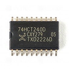 74HCT240, Puffer, Leitungstreiber, 8-fach, Tri-State, invertierend, SMD, SO-20, 5V High-Speed CMOS, -40..125 °C