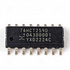 74HCT259, Adressierbares 8-Bit Latch, SMD, SO-16, 5V High-Speed CMOS, -40..125 °C