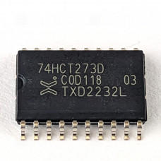 74HCT273, D-Flip-Flop, 8-fach, SMD, SO-20, 5V High-Speed CMOS, -40..125 °C