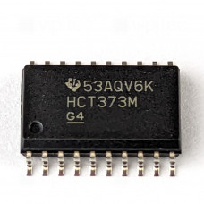 74HCT373, D-Flip-Flop, 8-fach, Tri-State, SMD, SO-20, 5V High-Speed CMOS, -55..125 °C