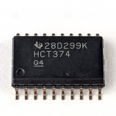 74HCT374, D-Flip-Flop, 8-fach, Tri-State, SMD, SO-20, 5V High-Speed CMOS, -40..85 °C
