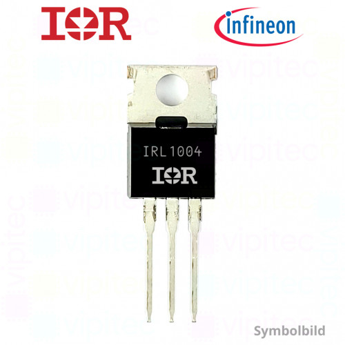 IRL1004PBF, N-Kanal MOSFET, 40 V, 130 A, 200 W, 210 ns, THT, TO-220AB, TTL-/CMOS-kompatibel, -55..175 °C
