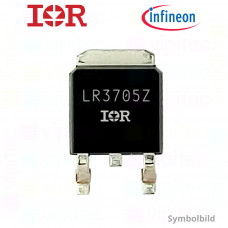 IRLR3705ZTRPBF, N-Kanal MOSFET, 55 V, 42 A, 130 W, 150 ns, SMD, DPAK/TO-252AA, TTL-/CMOS-kompatibel, -55..175 °C