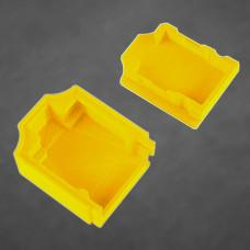 Gelbe Schutzkappe für Bodenfeuchtesensor, PLA, FDM 3D-Druck Gehäuse