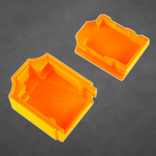 Orangene Schutzkappe für Bodenfeuchtesensor, PLA, FDM 3D-Druck Gehäuse