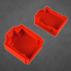 Rote Schutzkappe für Bodenfeuchtesensor, PLA, FDM 3D-Druck Gehäuse